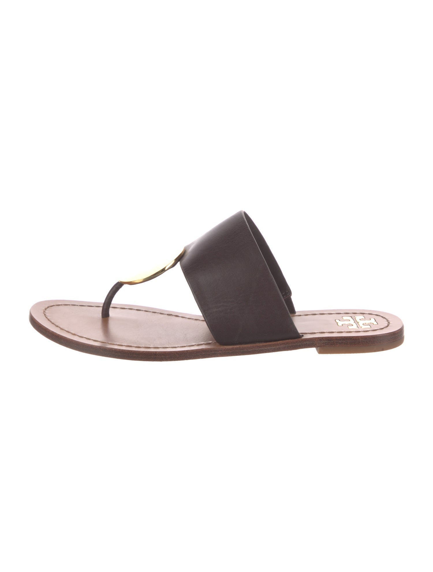 Tory Burch Leather Slides