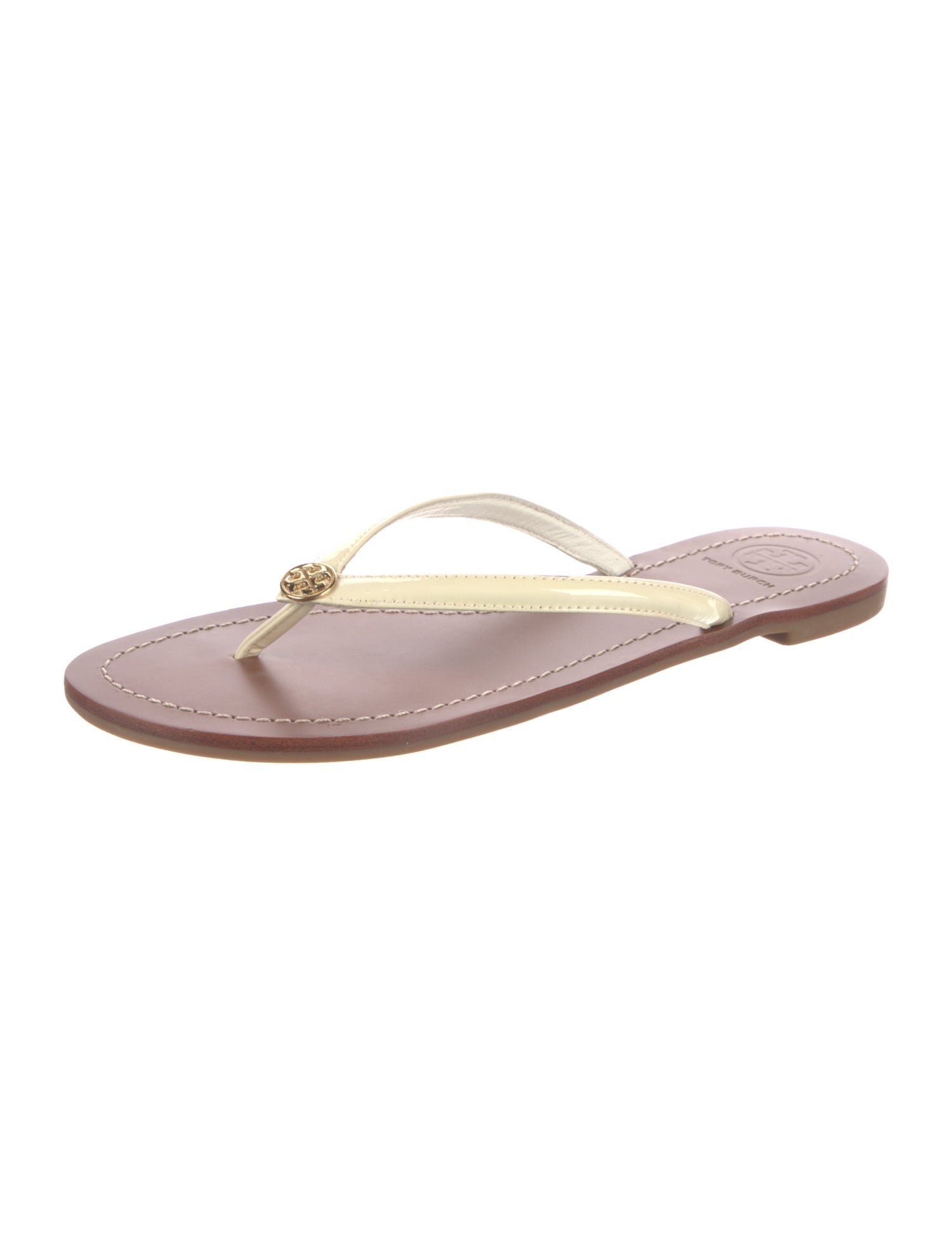 Tory Burch Leather Flip Flops