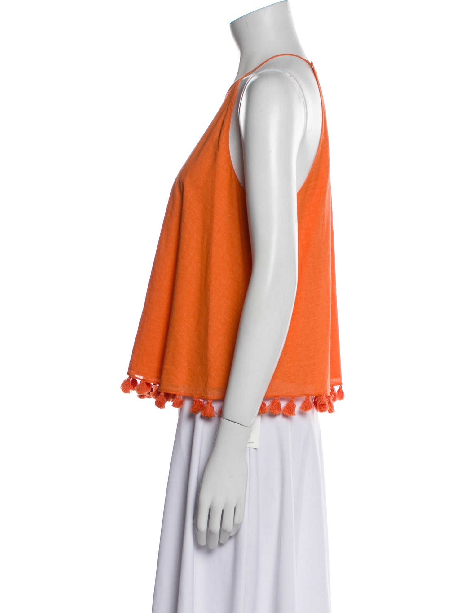Tory Burch Halterneck Sleeveless Crop Top