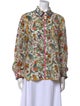 Tory Burch Silk Floral Print Blouse