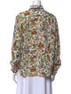 Tory Burch Silk Floral Print Blouse