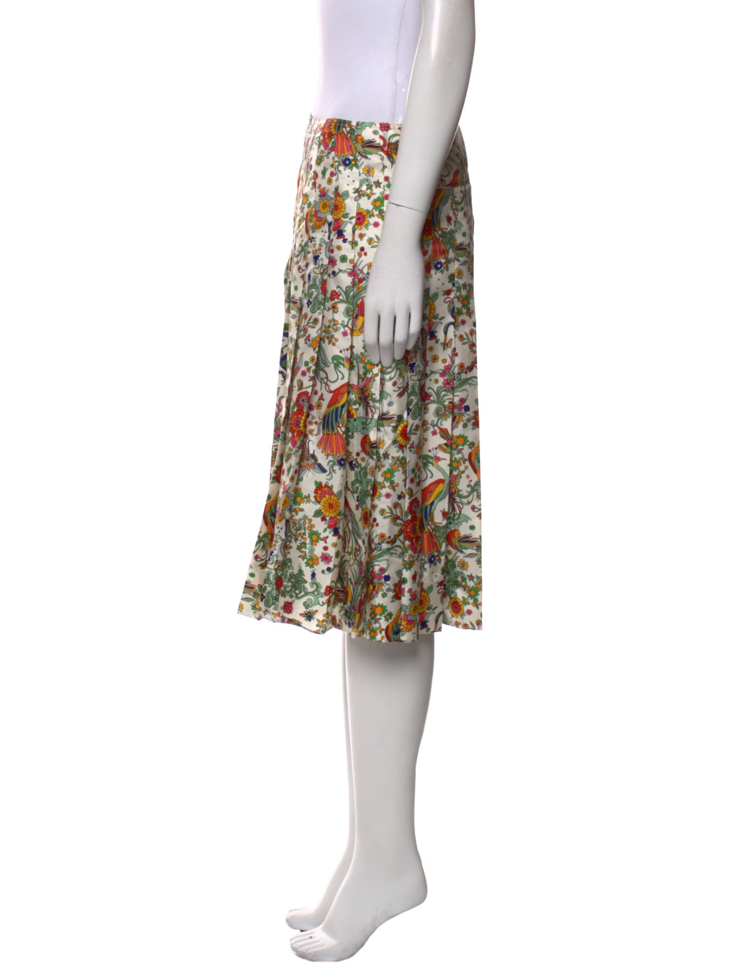 Tory Burch Silk Knee-Length Skirt