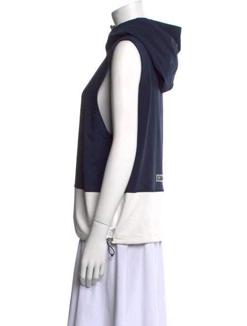 Tory Burch Mock Neck Sleeveless Sweatshirt