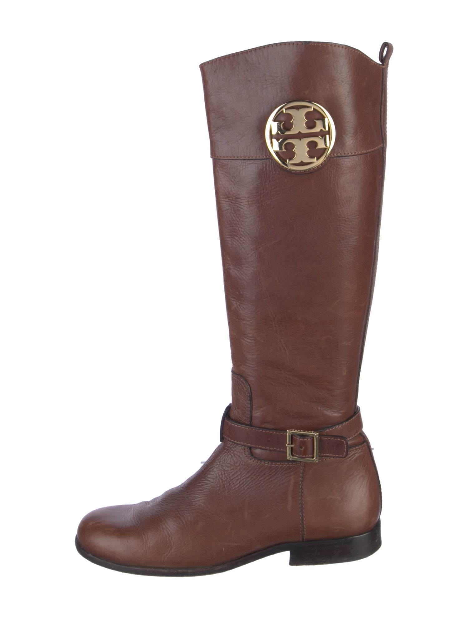 Tory Burch Leather Riding Boots
