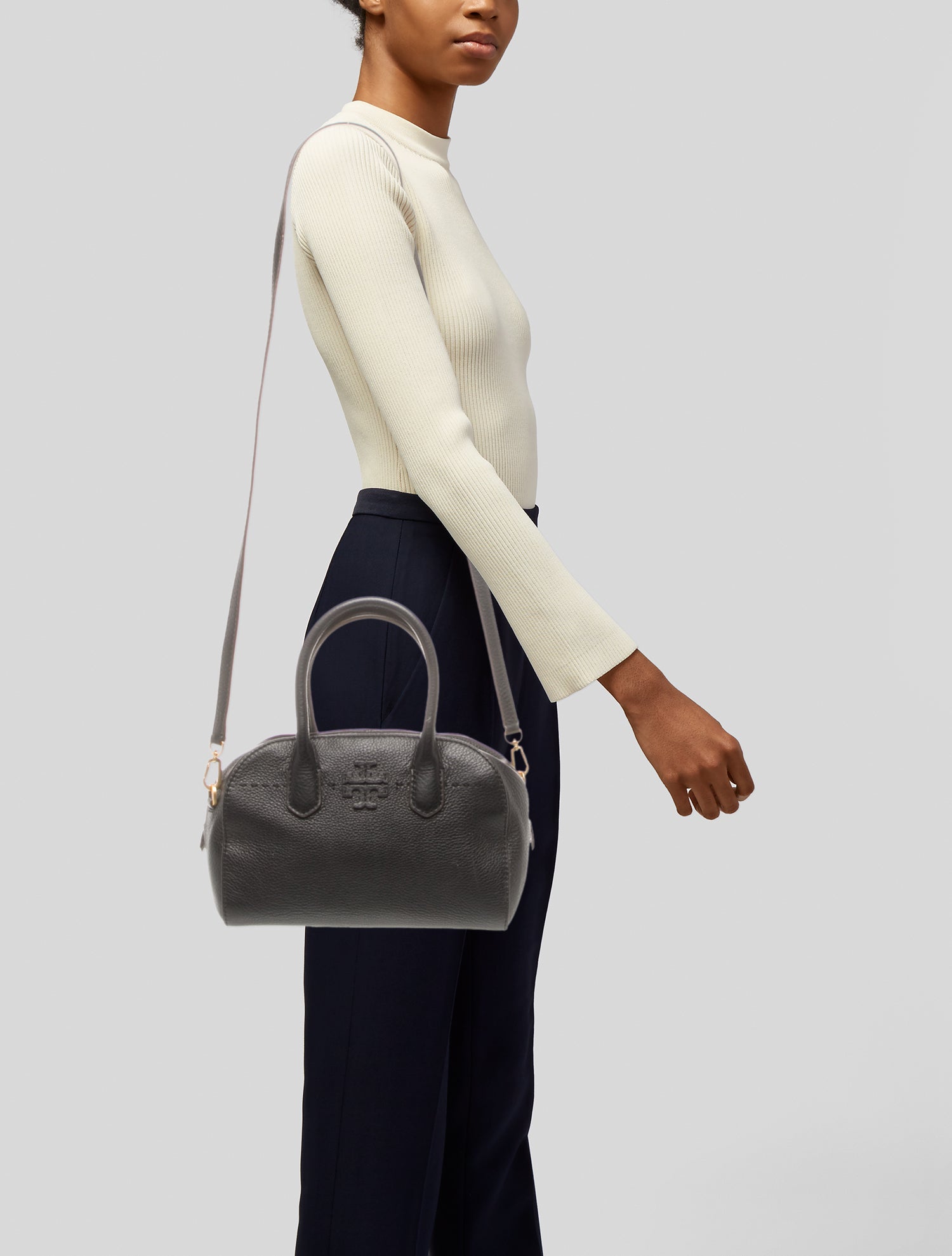 Tory Burch Leather Top Handle Bag