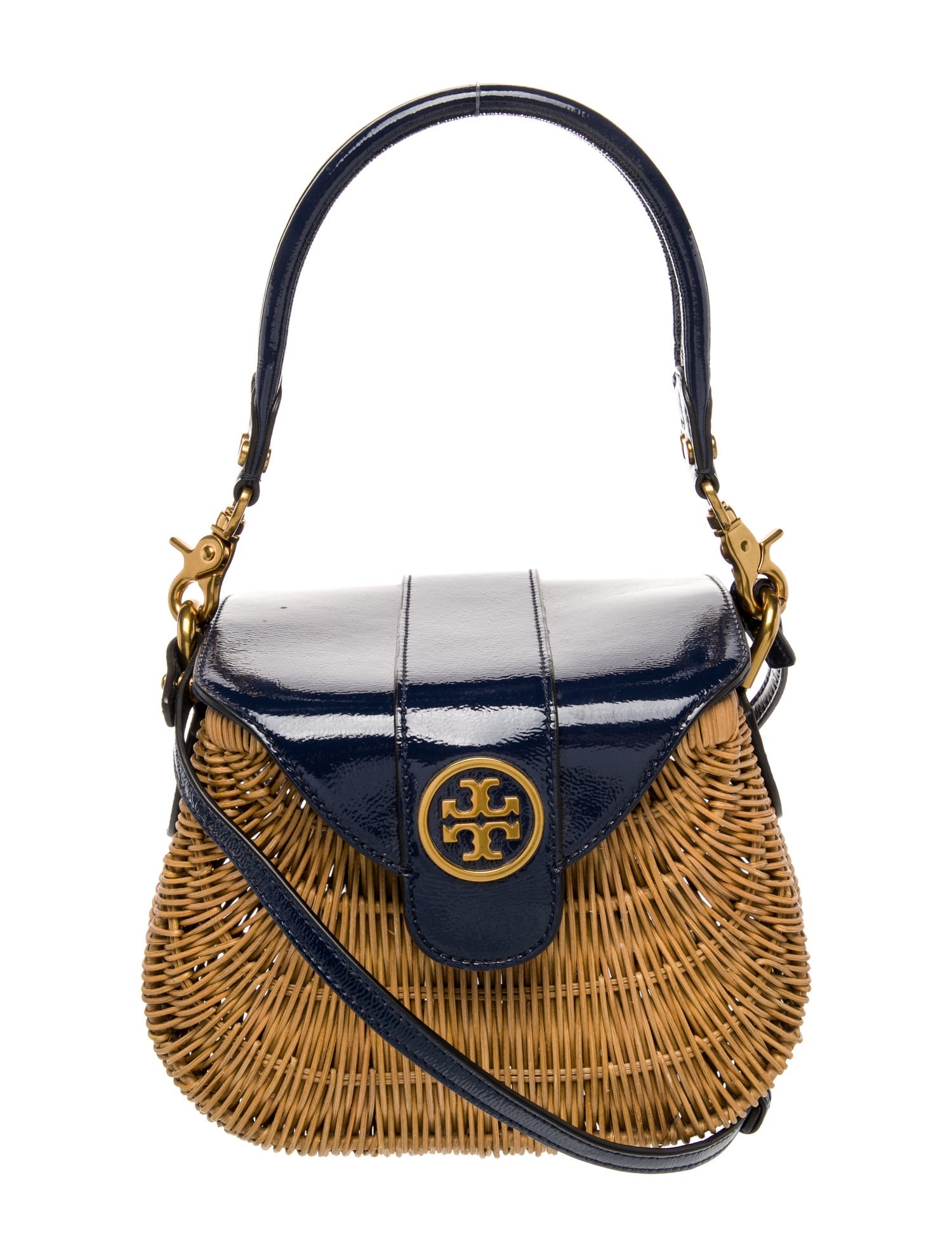 Tory Burch Raffia Shoulder Bag