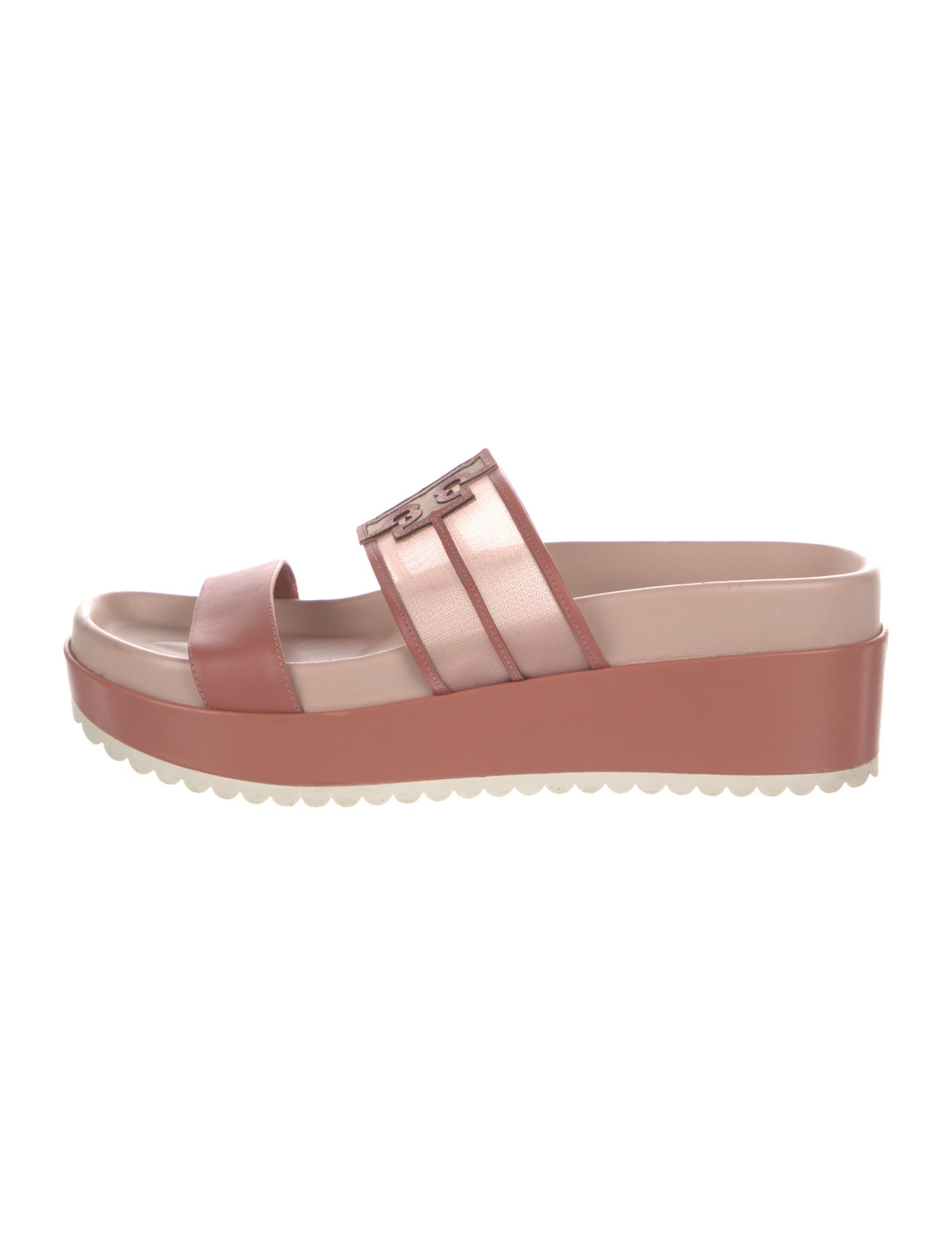 Tory Burch Leather Slides