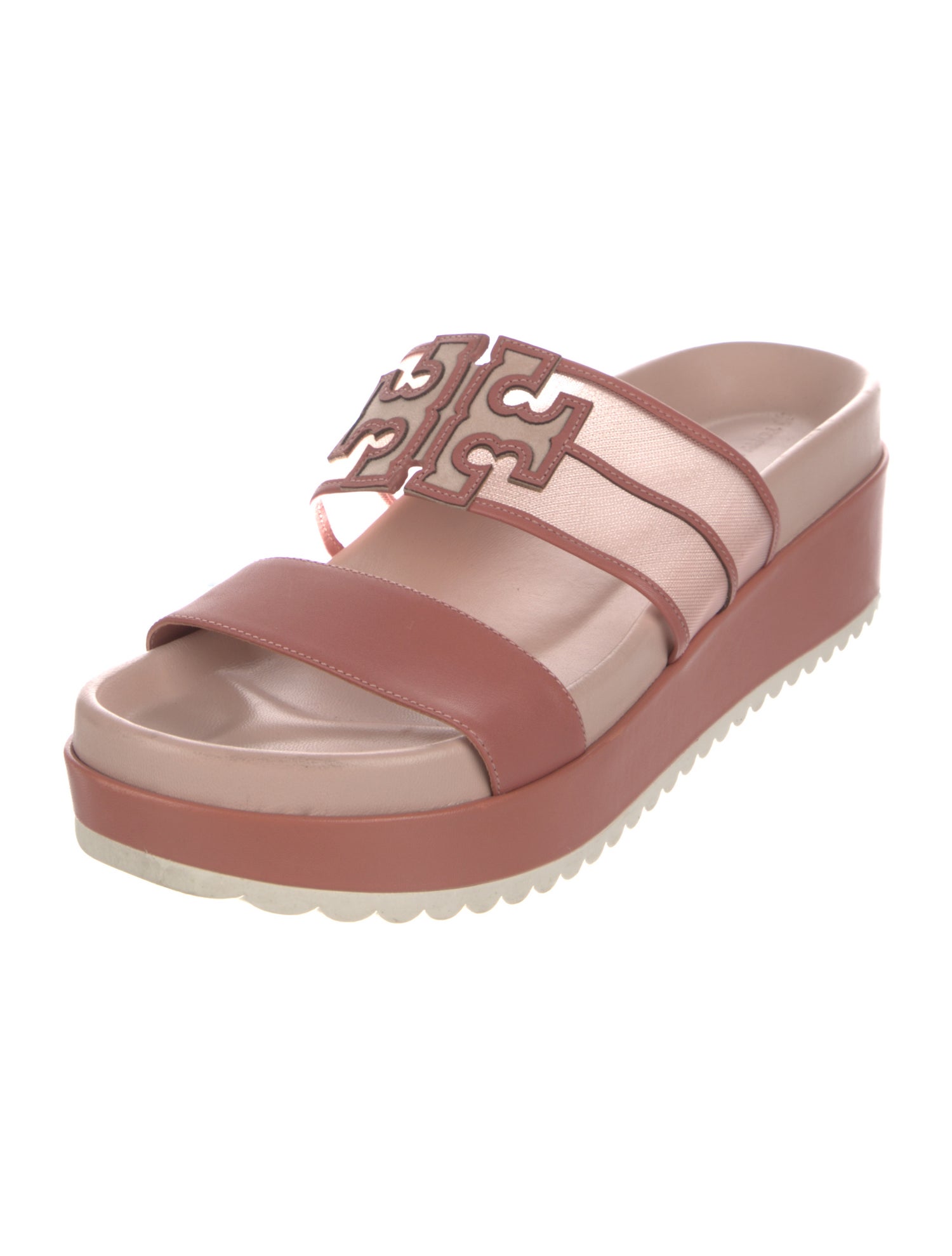 Tory Burch Leather Slides