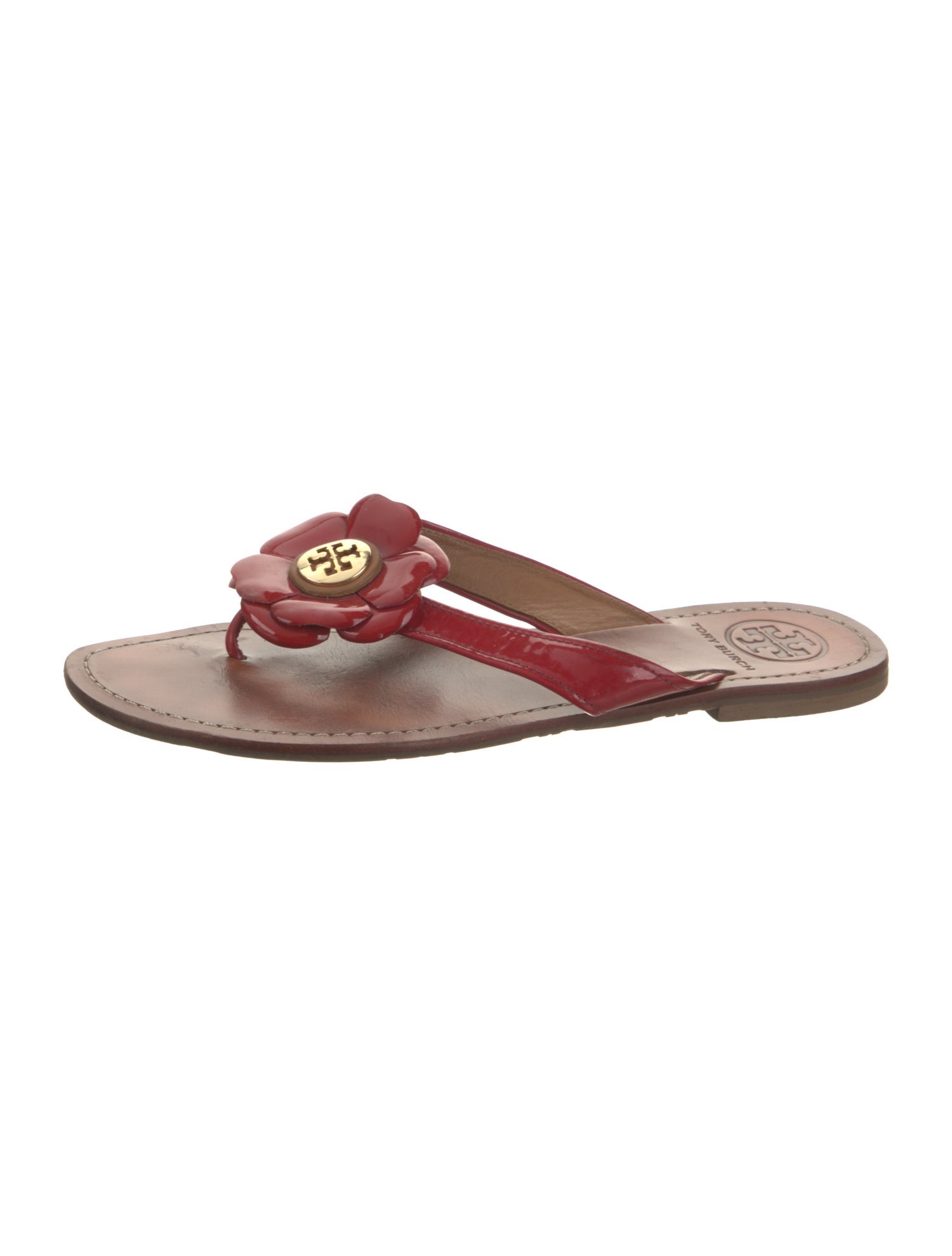 Tory Burch Patent Leather Slides
