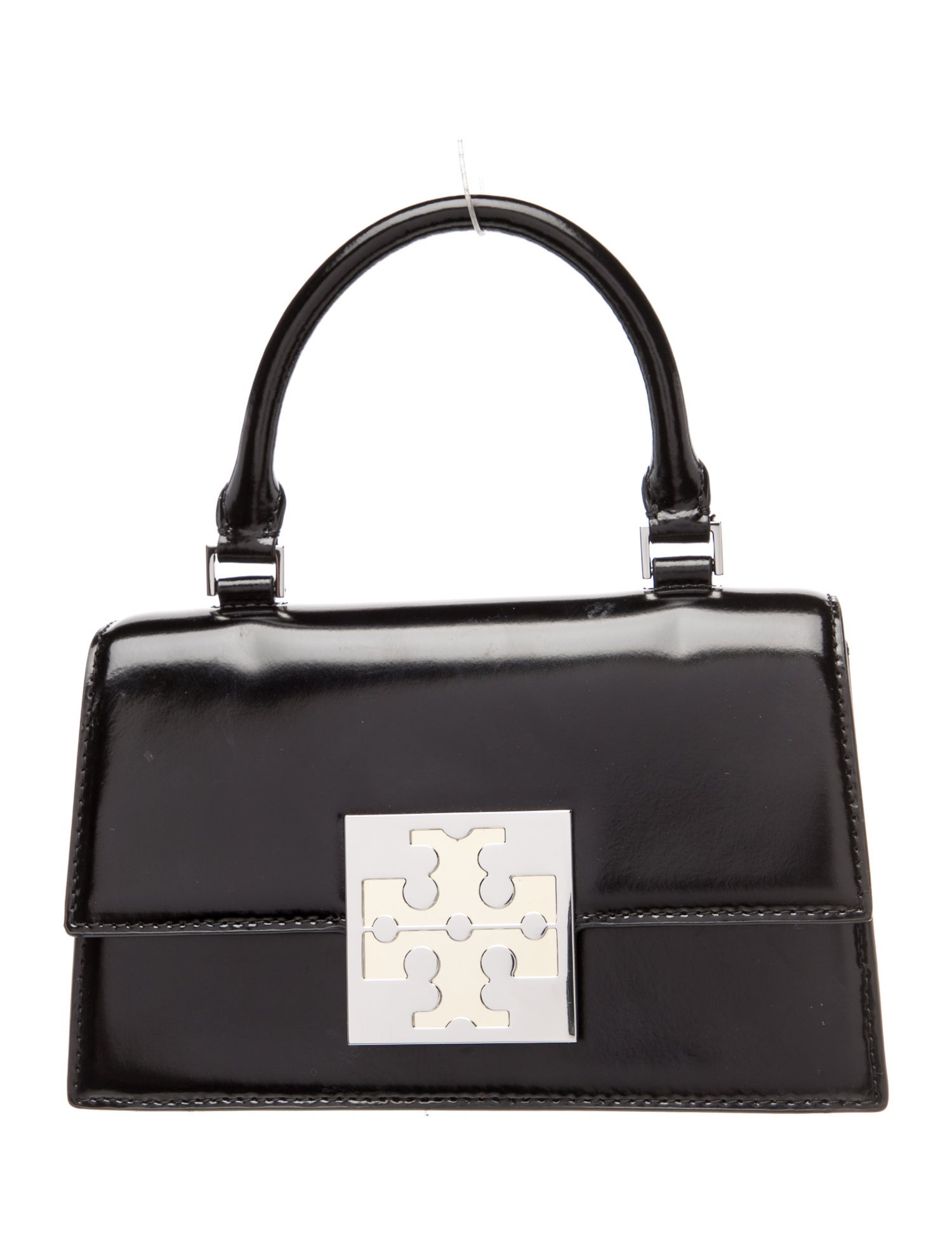 Tory Burch Patent Leather Top Handle Bag