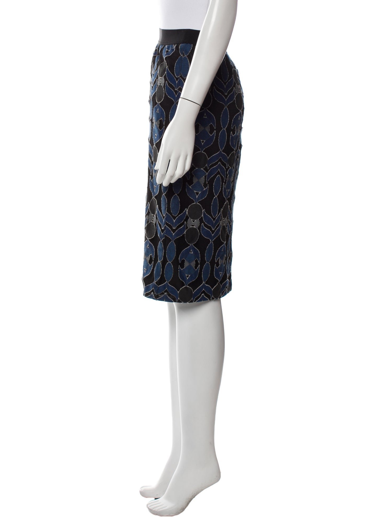 Tory Burch Printed Knee-Length Skirt
