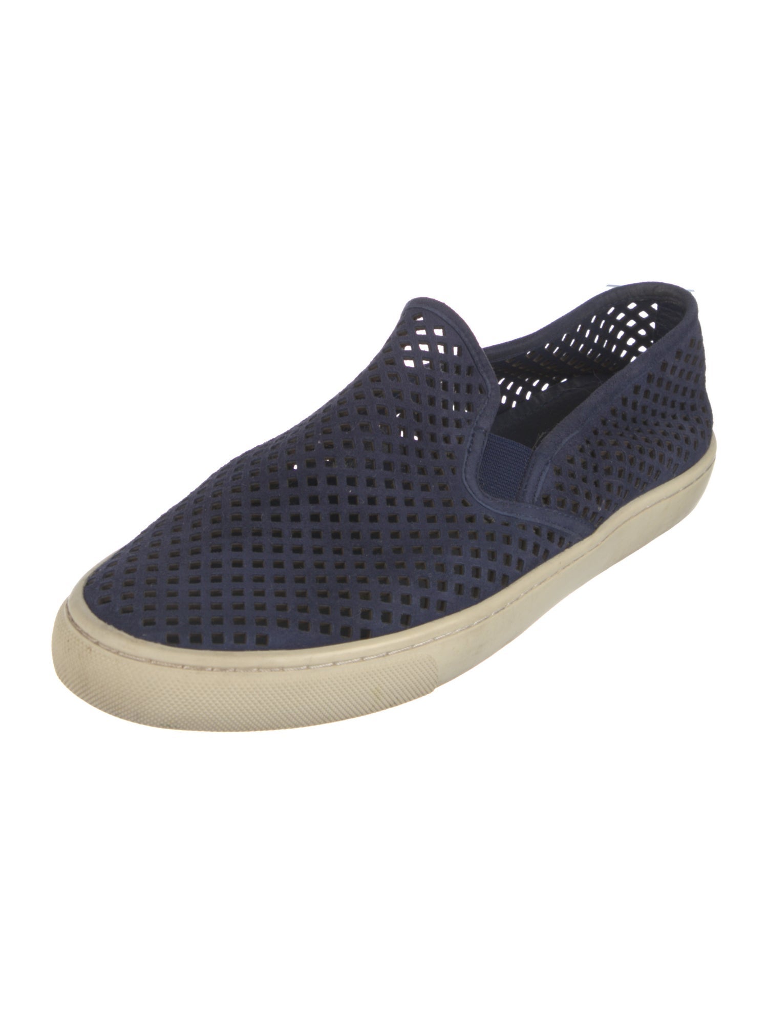Tory Burch Suede Lasercut Accents Loafer Sneakers