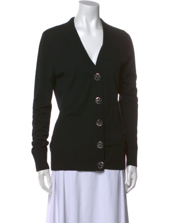 Tory Burch Merino Wool V-Neck Sweater