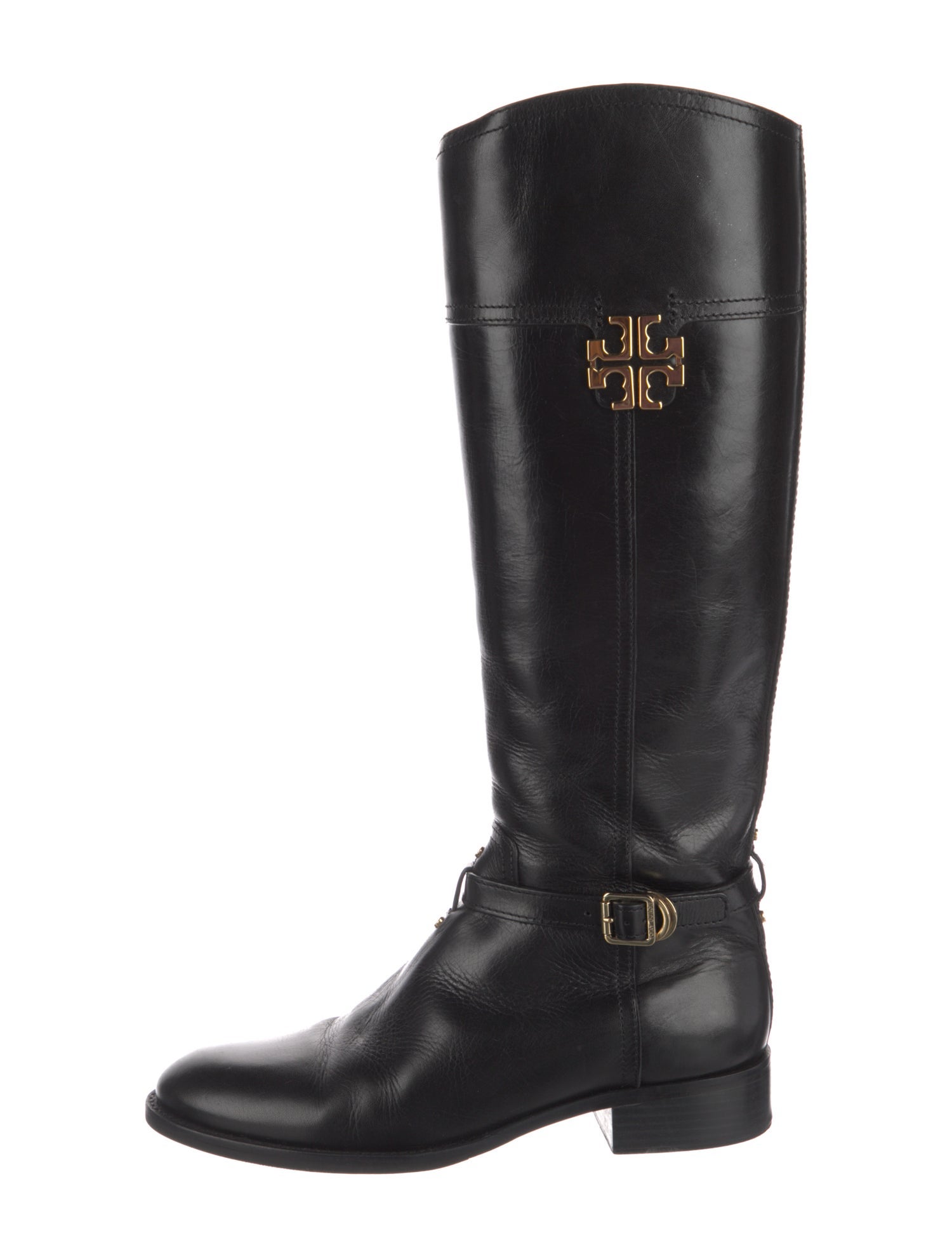 Tory Burch Leather Riding Boots