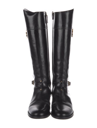 Tory Burch Leather Riding Boots