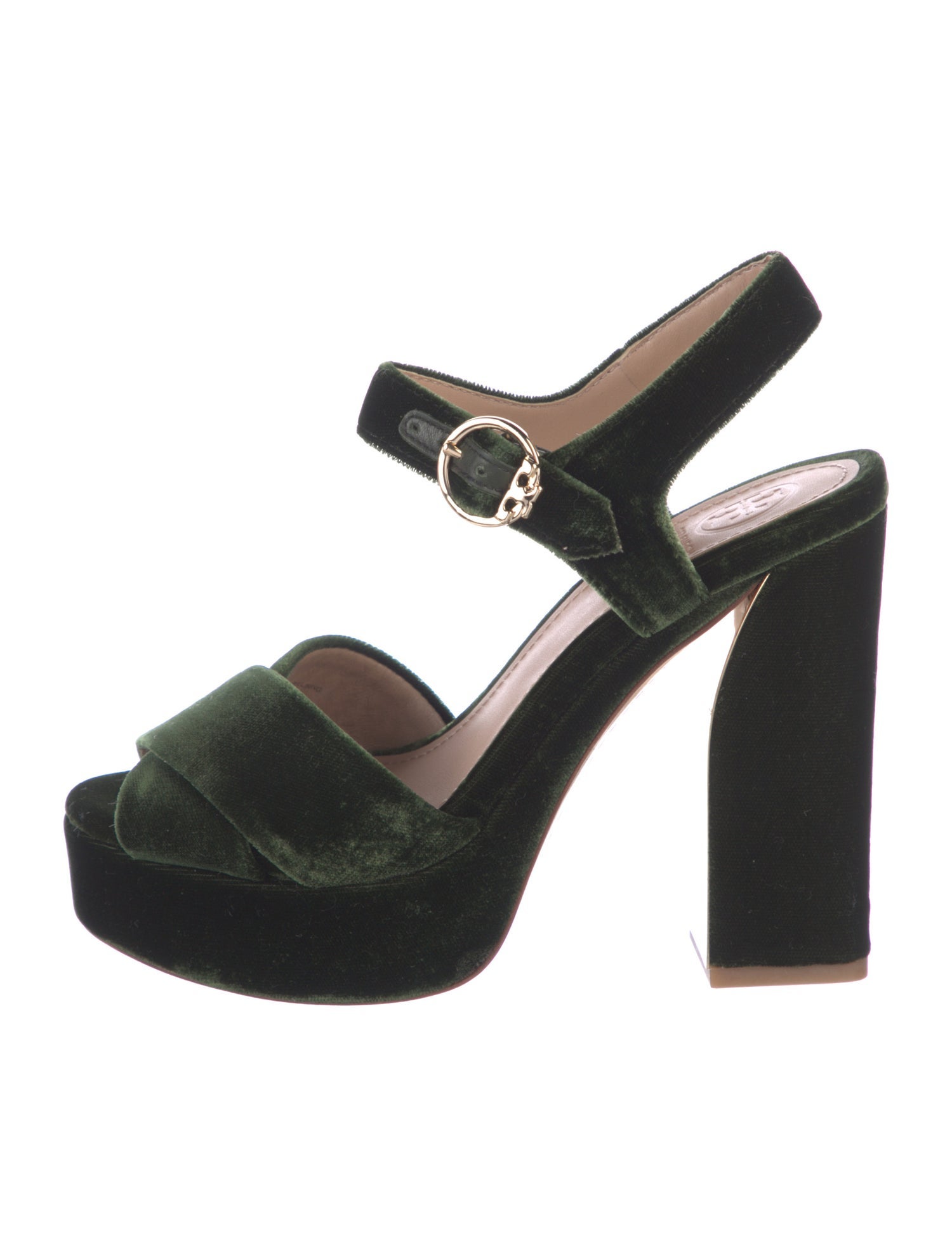 Tory Burch Velvet Sandals