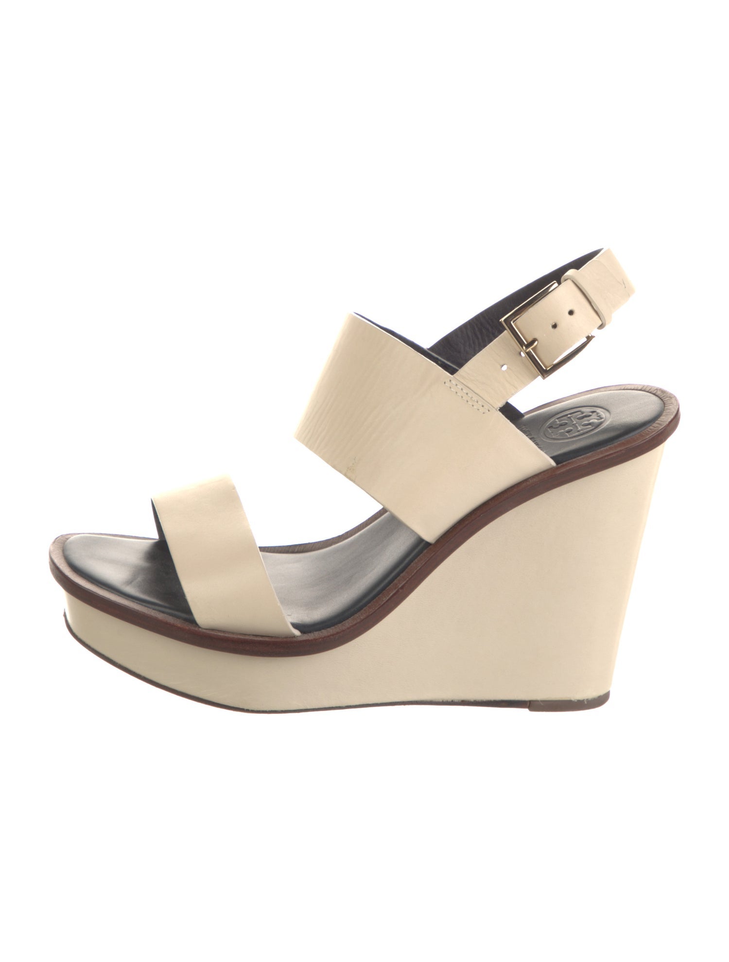 Tory Burch Leather Slingback Sandals