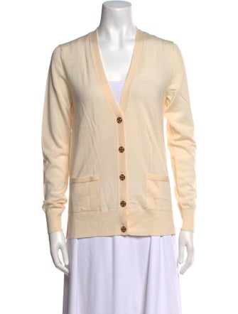 Tory Burch Merino Wool V-Neck Sweater