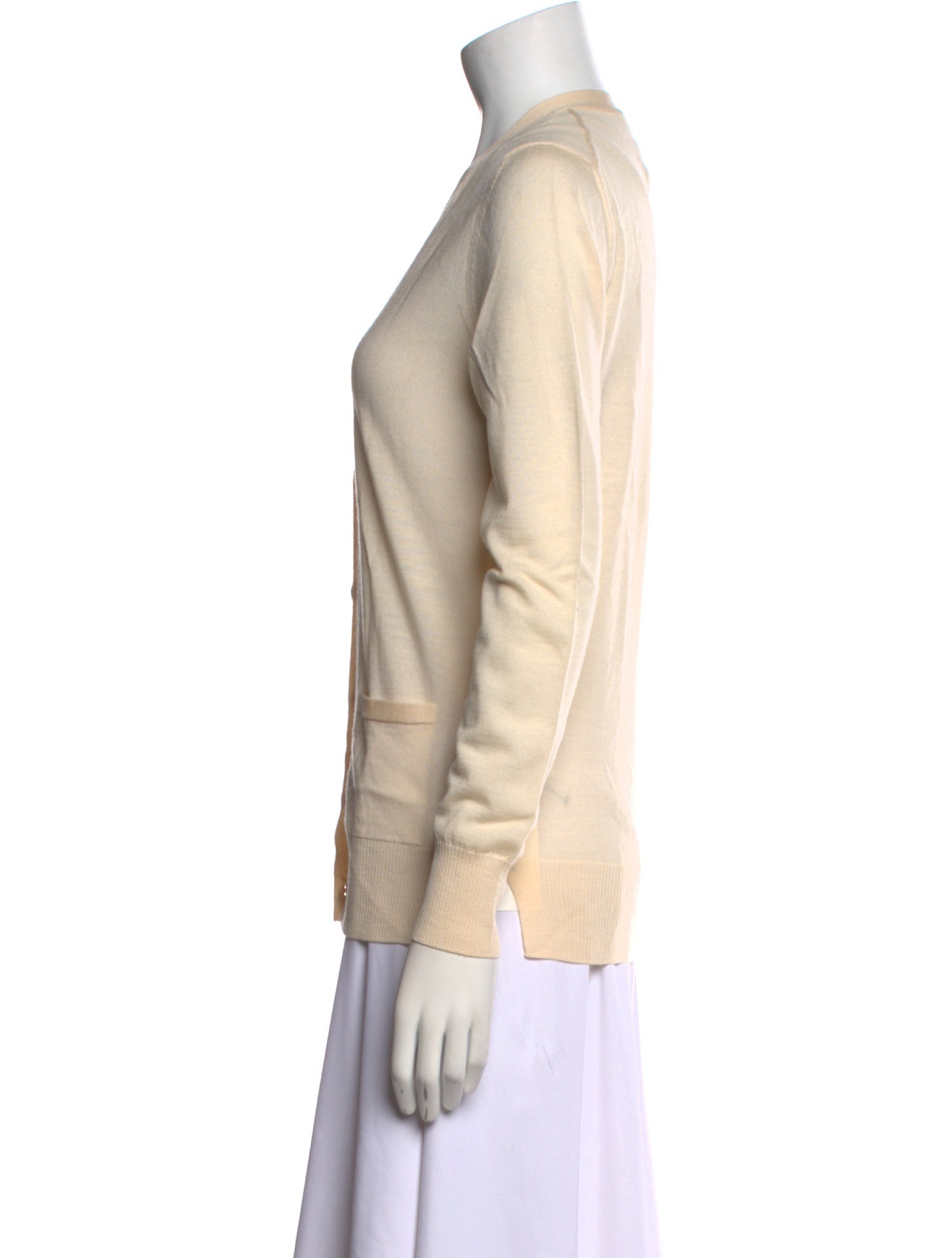 Tory Burch Merino Wool V-Neck Sweater