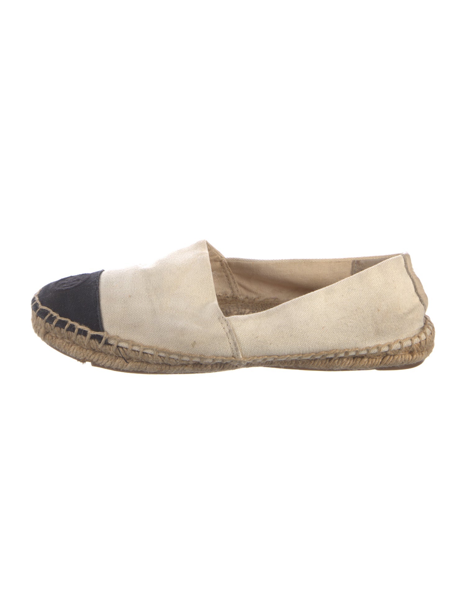 Tory Burch Canvas Colorblock Pattern Espadrilles