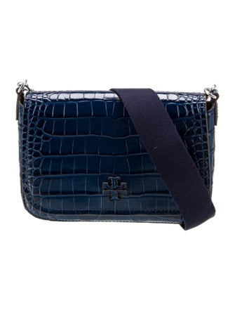 Tory Burch Embossed Leather Shoulder Bag