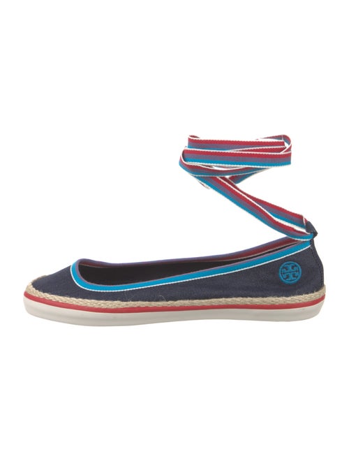 Tory Burch Denim Printed Espadrilles