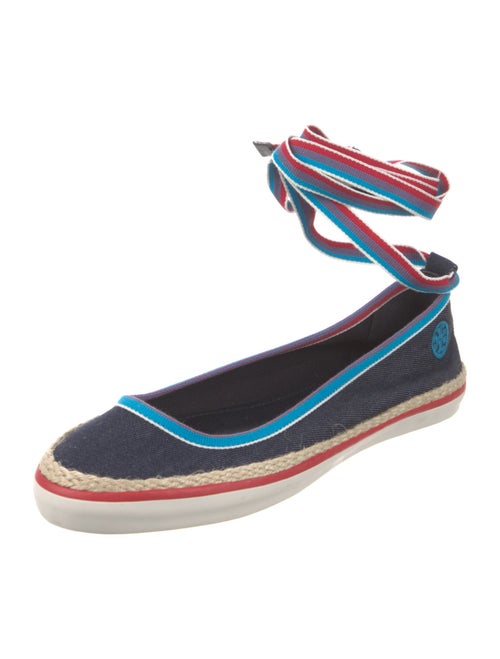 Tory Burch Denim Printed Espadrilles