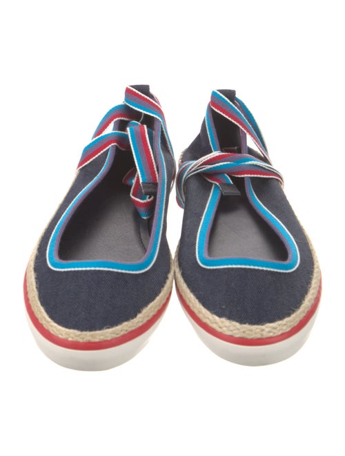 Tory Burch Denim Printed Espadrilles