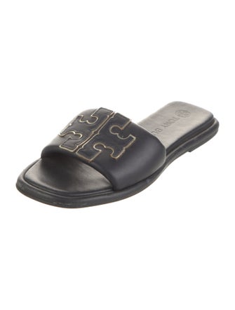 Tory Burch Leather Slides