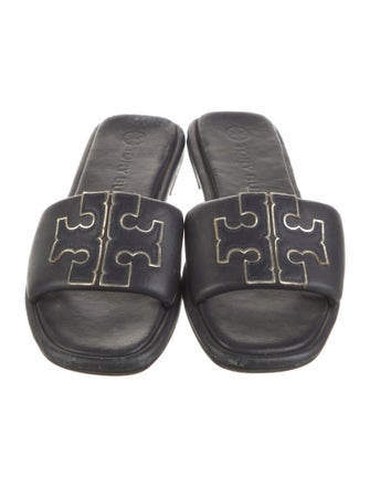Tory Burch Leather Slides
