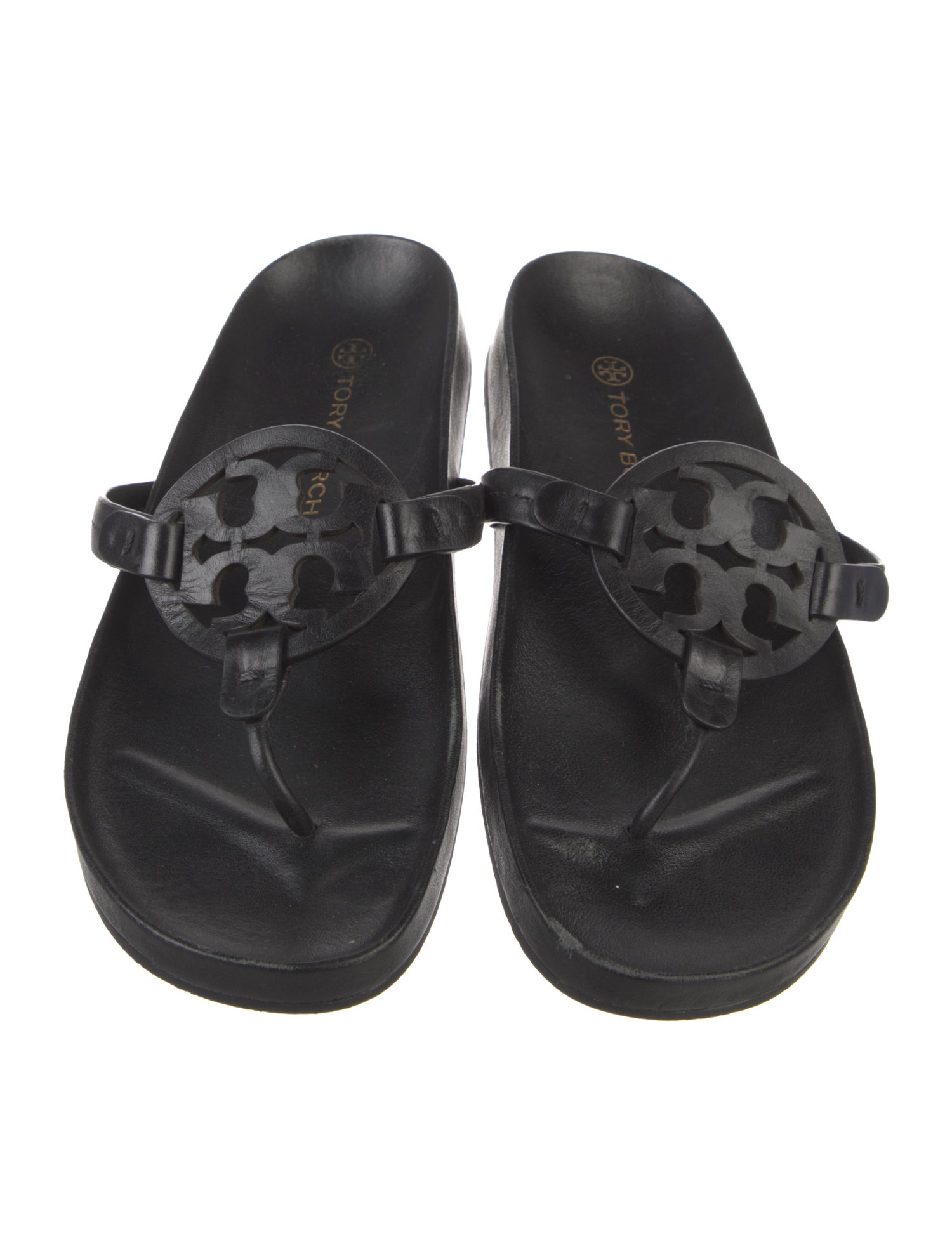 Tory Burch Leather Slides