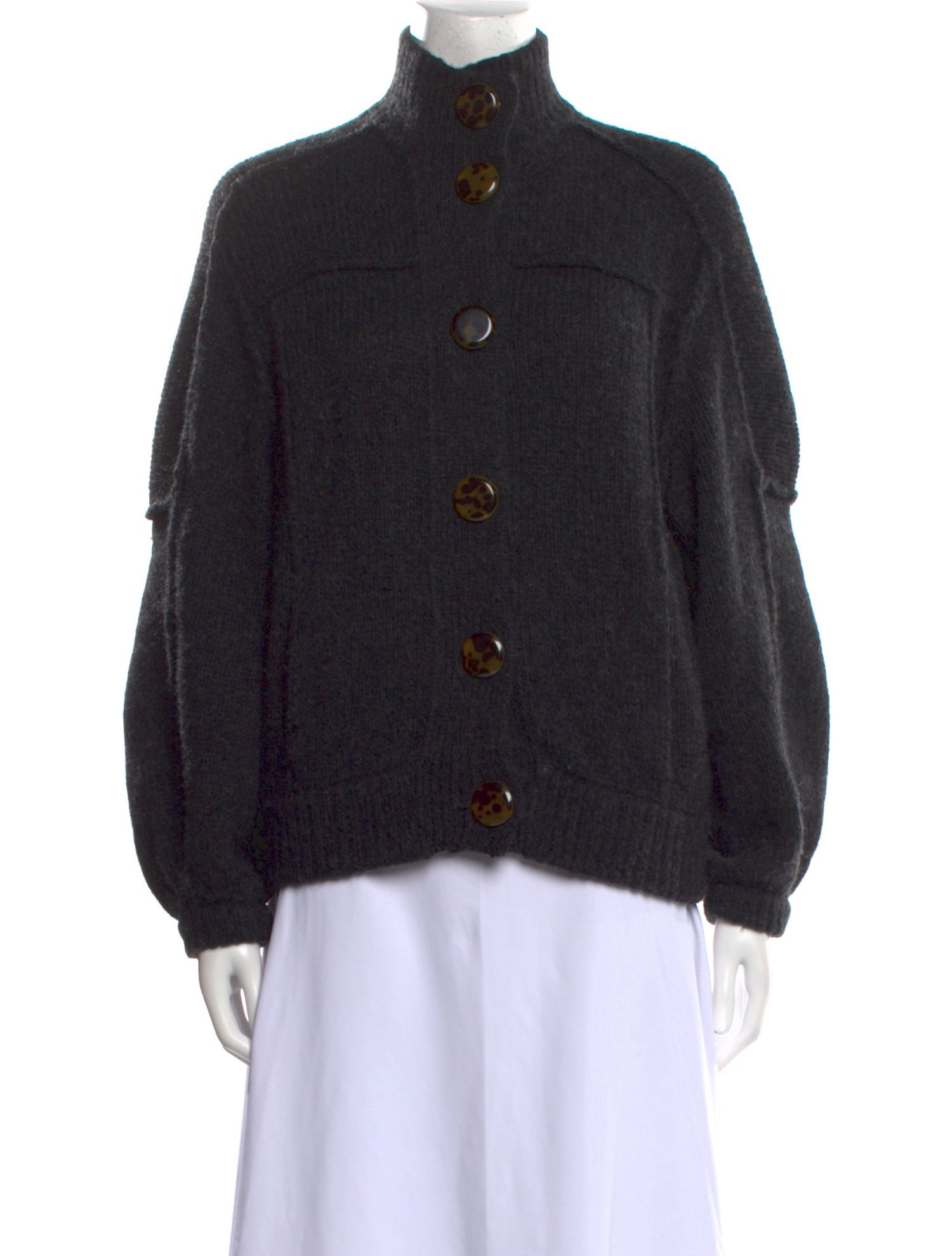 Tory Burch Wool Mock Neck Sweater