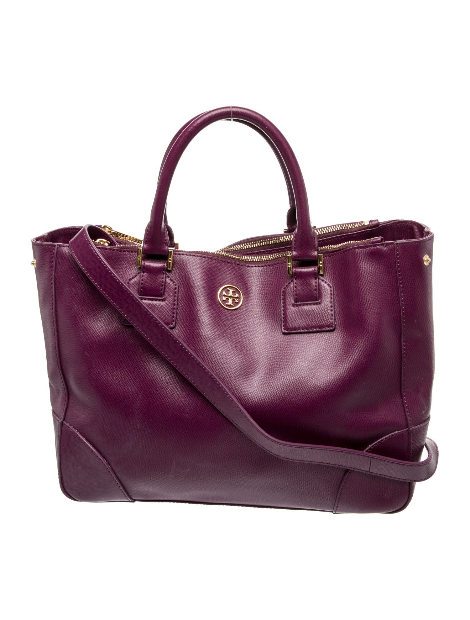 Tory Burch Saffiano Leather Top Handle Bag