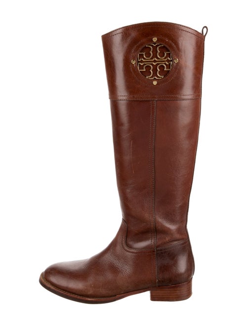 Tory Burch Leather Riding Boots
