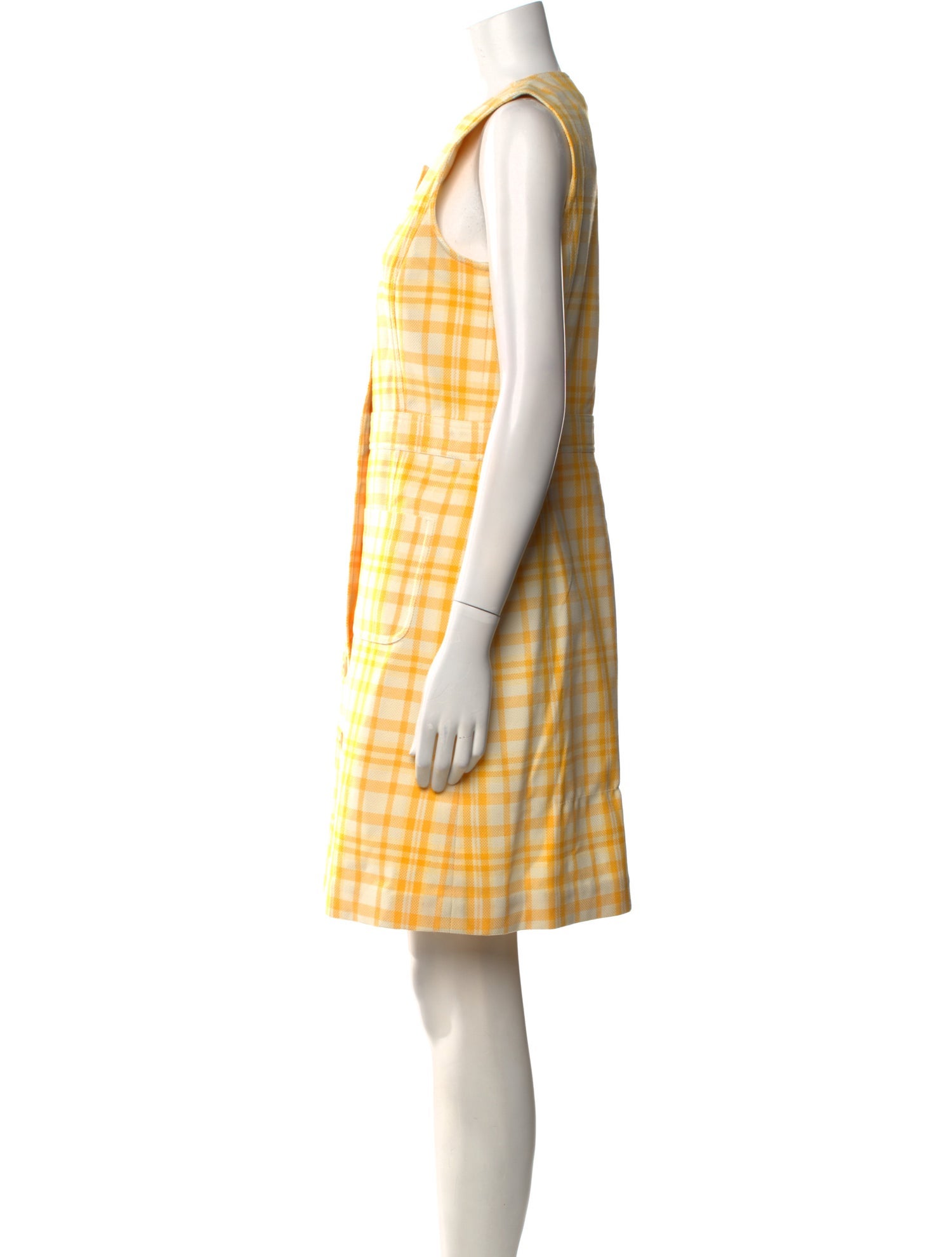 Tory Burch Plaid Print Knee-Length Dress w/ Tags