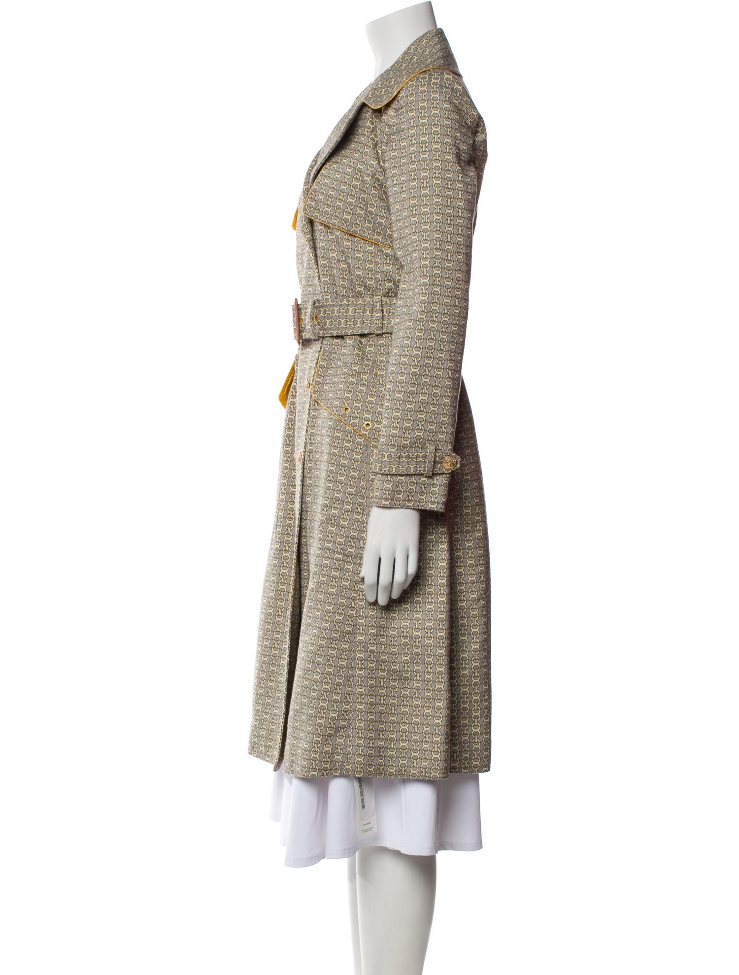 Tory Burch Printed Trench Coat w/ Tags
