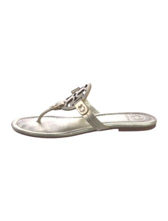 Tory Burch Leather Slides