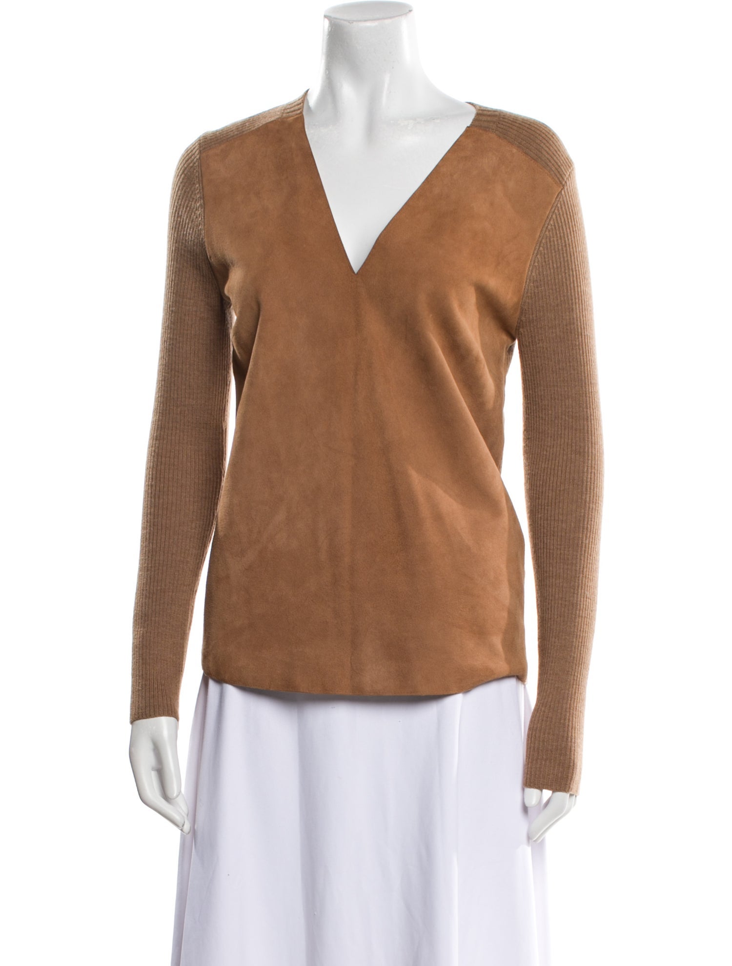Tory Burch Wool V-Neck Top