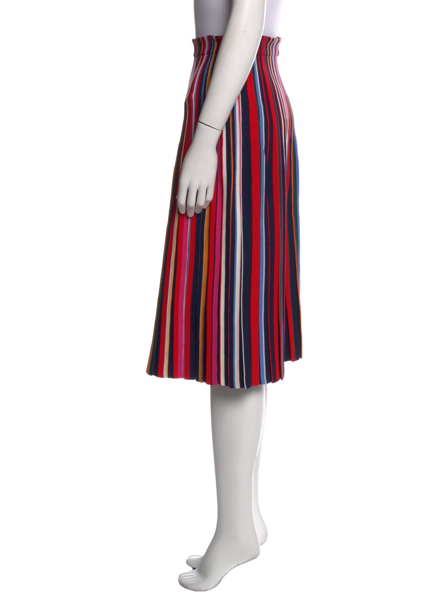 Tory Burch Striped Knee-Length Skirt