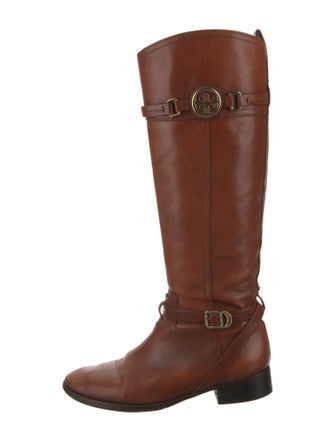 Tory Burch Leather Riding Boots