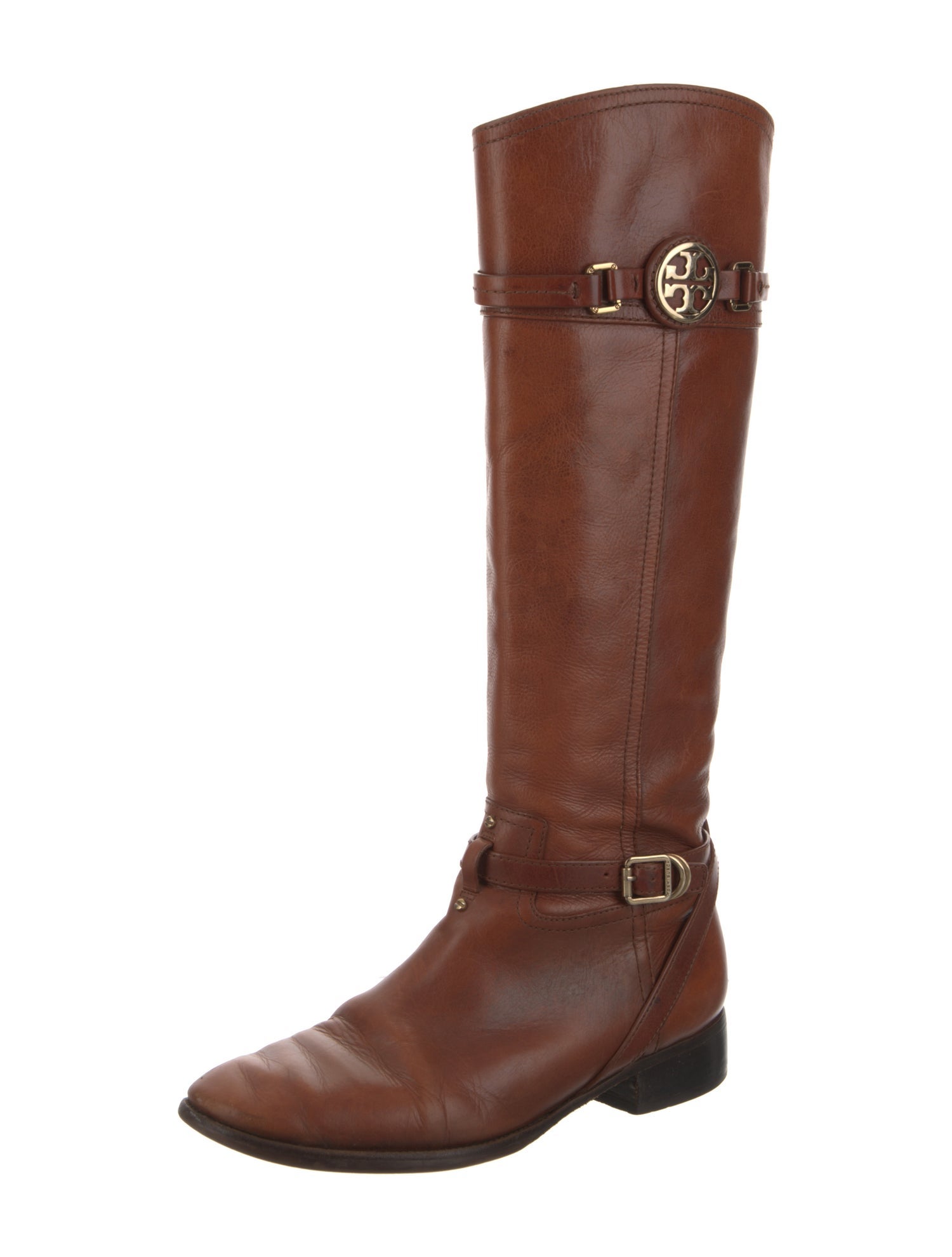 Tory Burch Leather Riding Boots