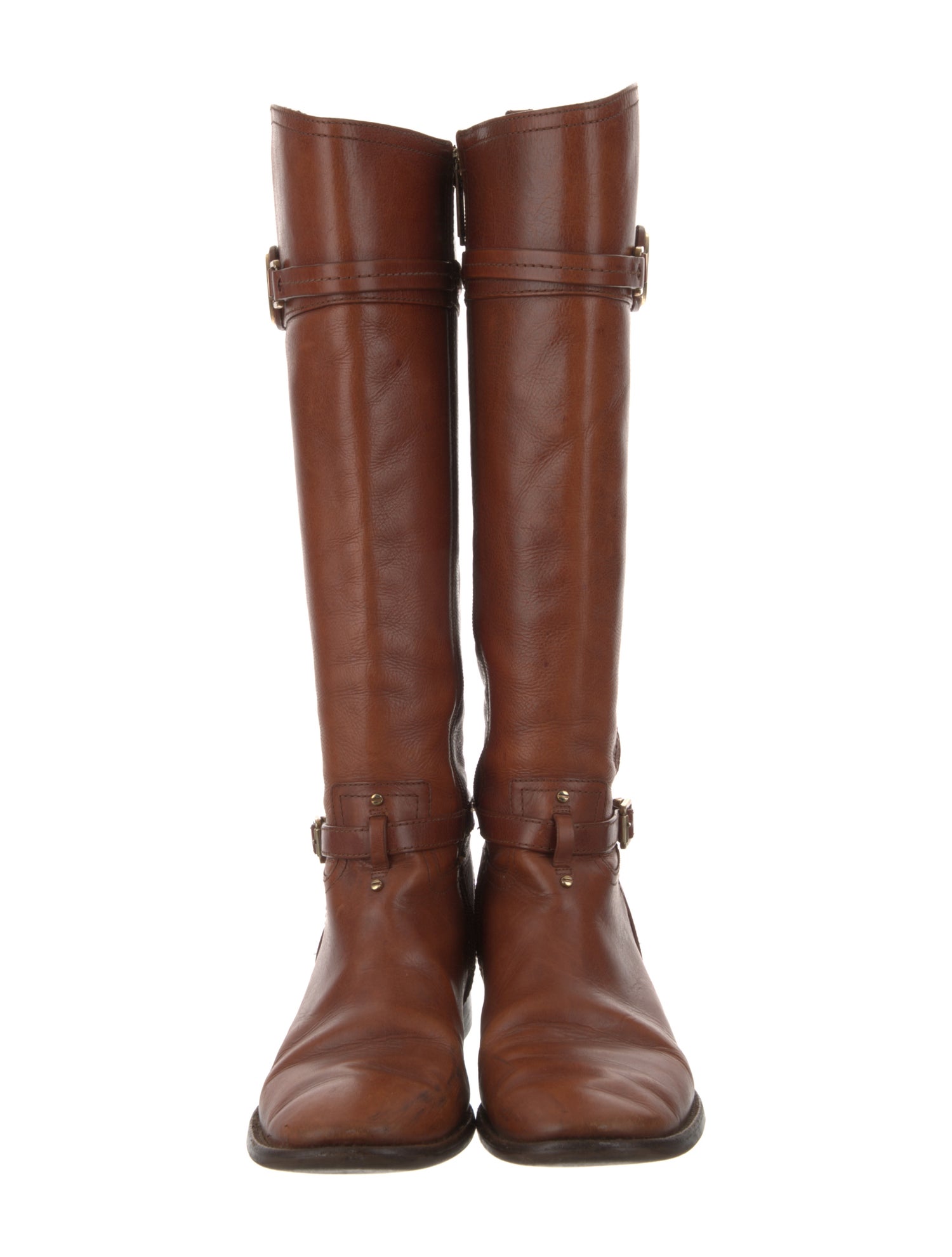 Tory Burch Leather Riding Boots