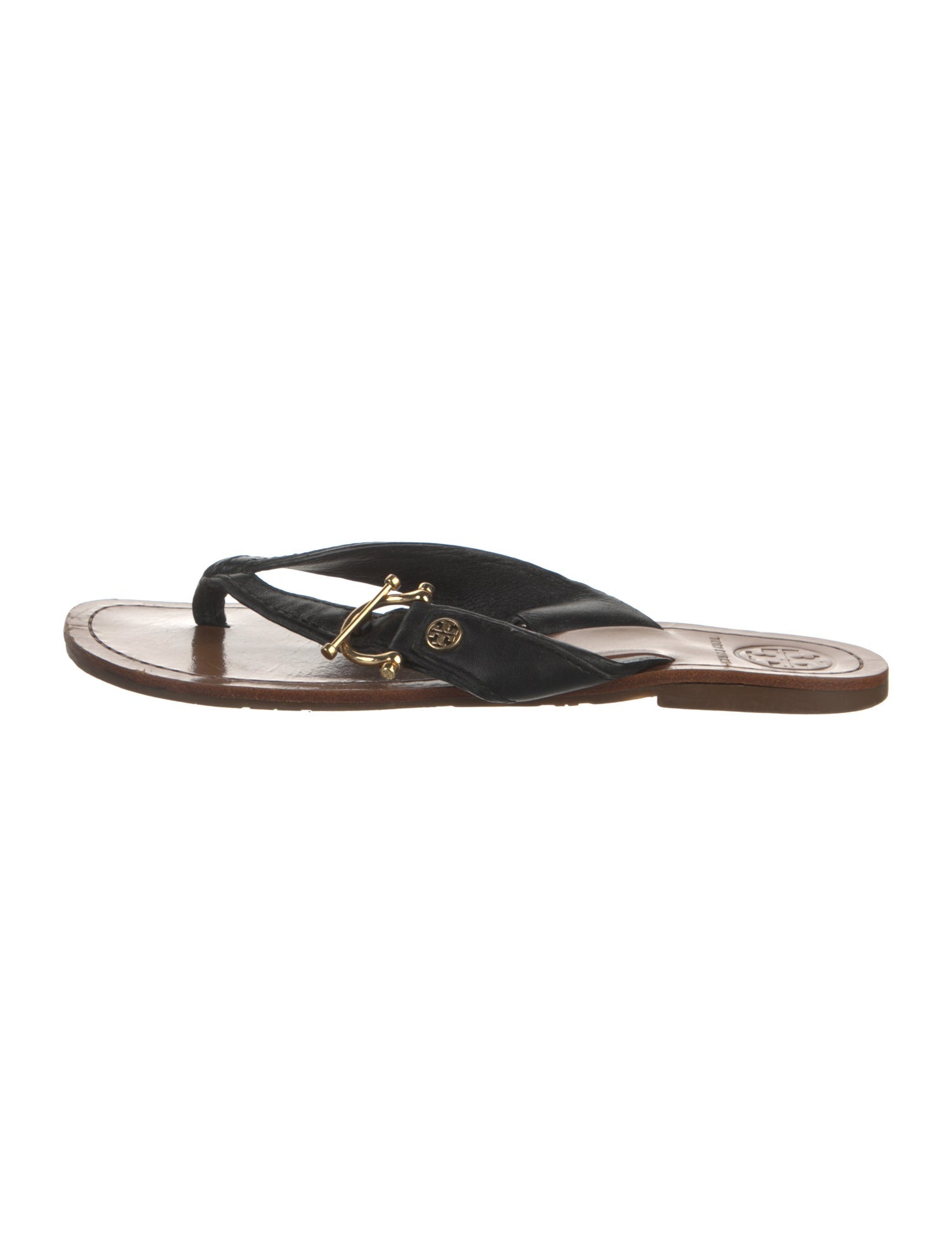 Tory Burch Leather Flip Flops