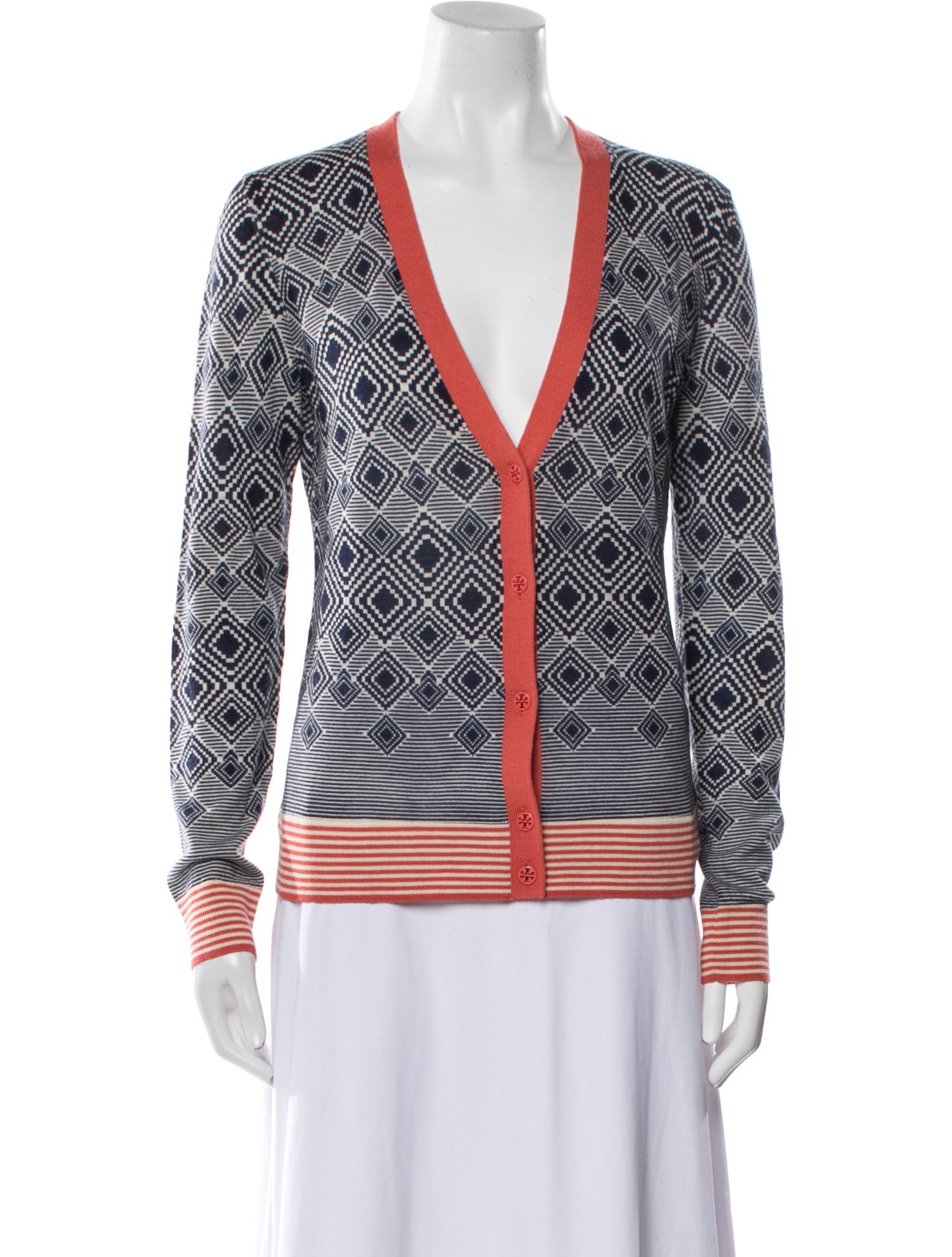 Tory Burch Wool Printed Sweater
