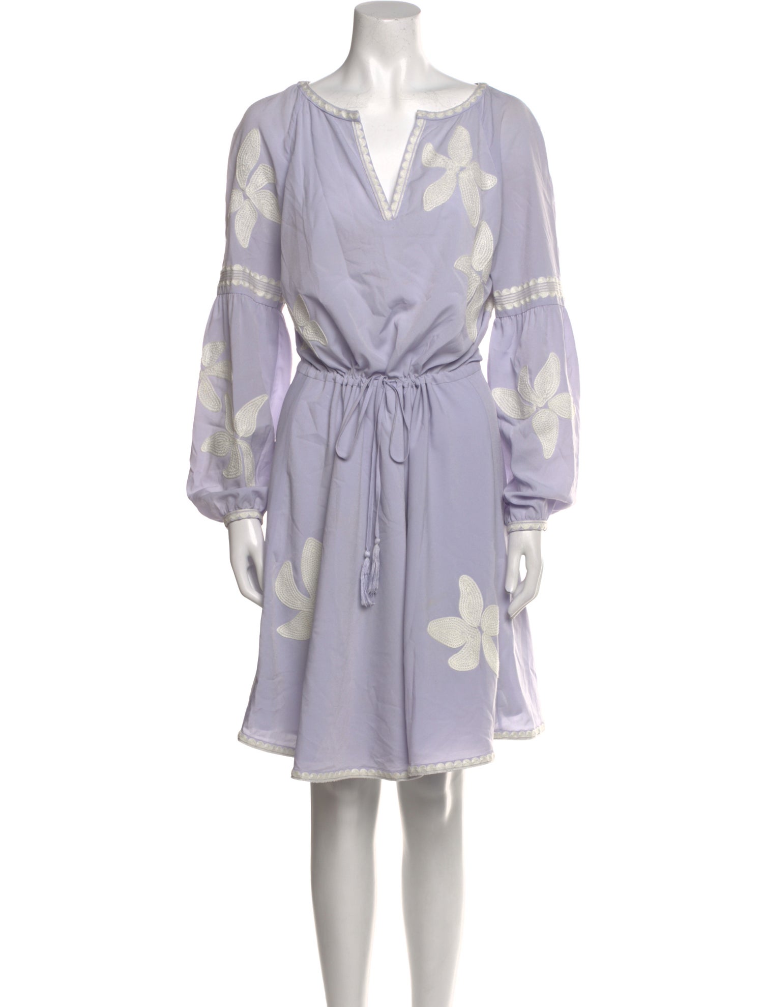 Tory Burch V-Neck Knee-Length Dress
