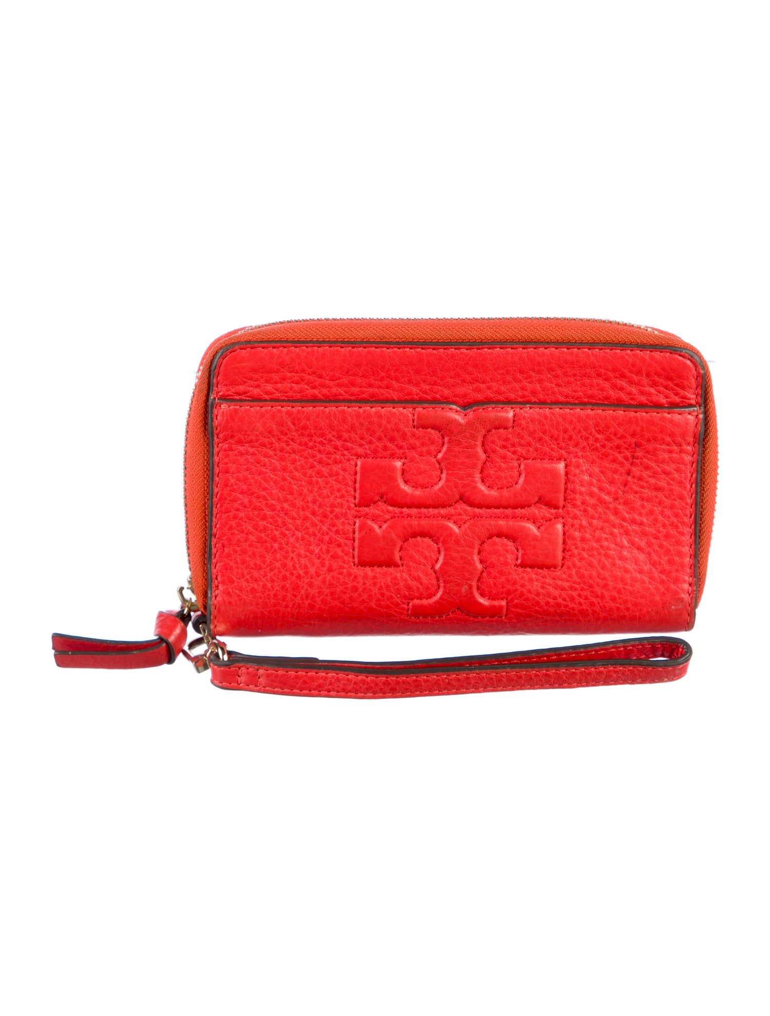 Tory Burch Leather Wristlet