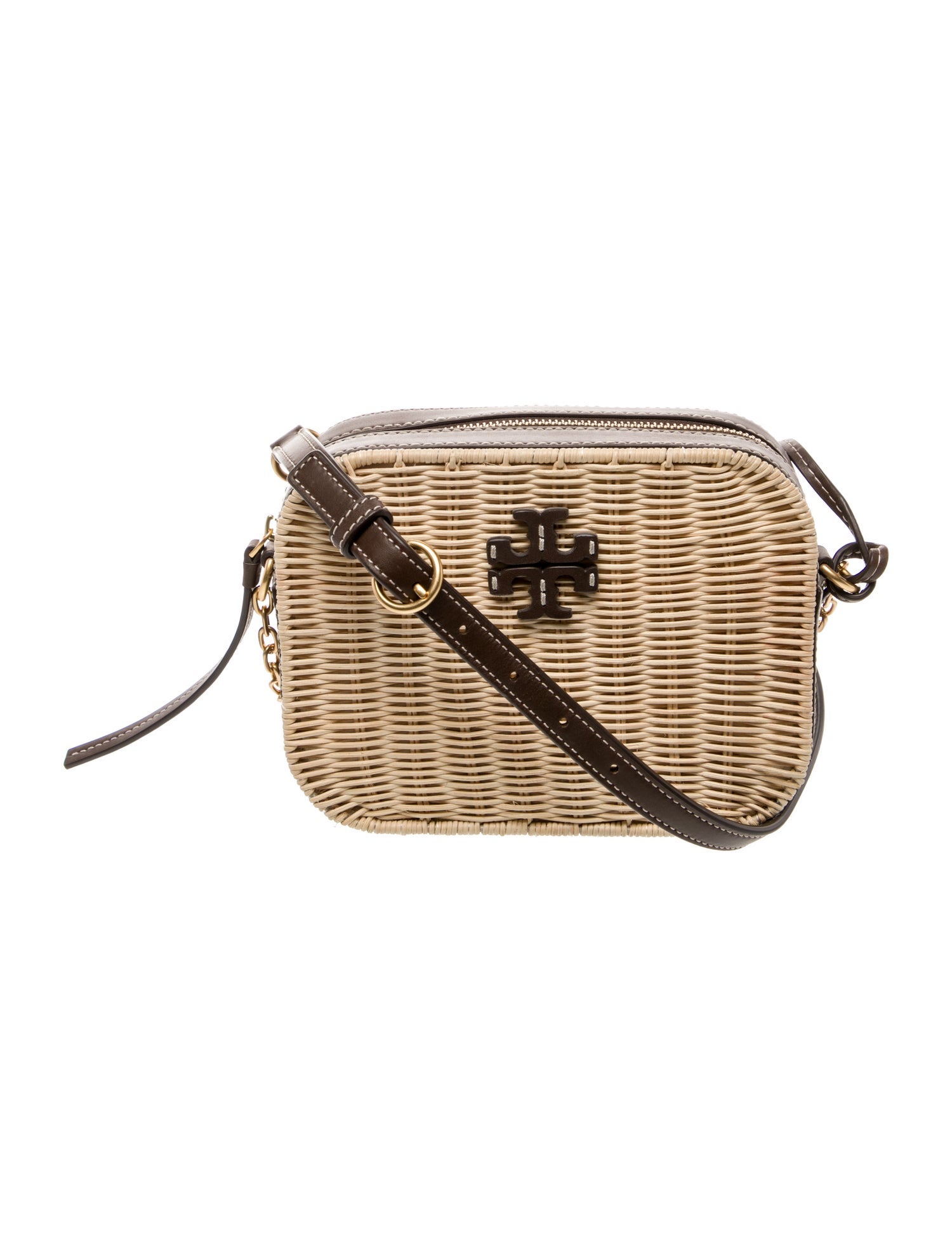 Tory Burch Raffia Crossbody Bag