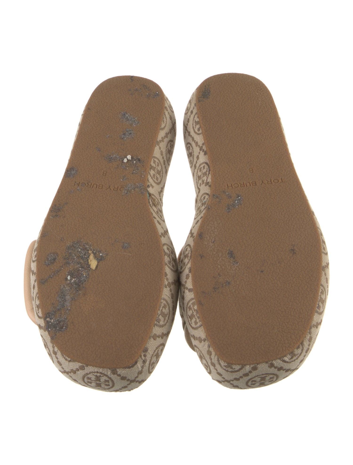 Tory Burch Canvas Printed Slides