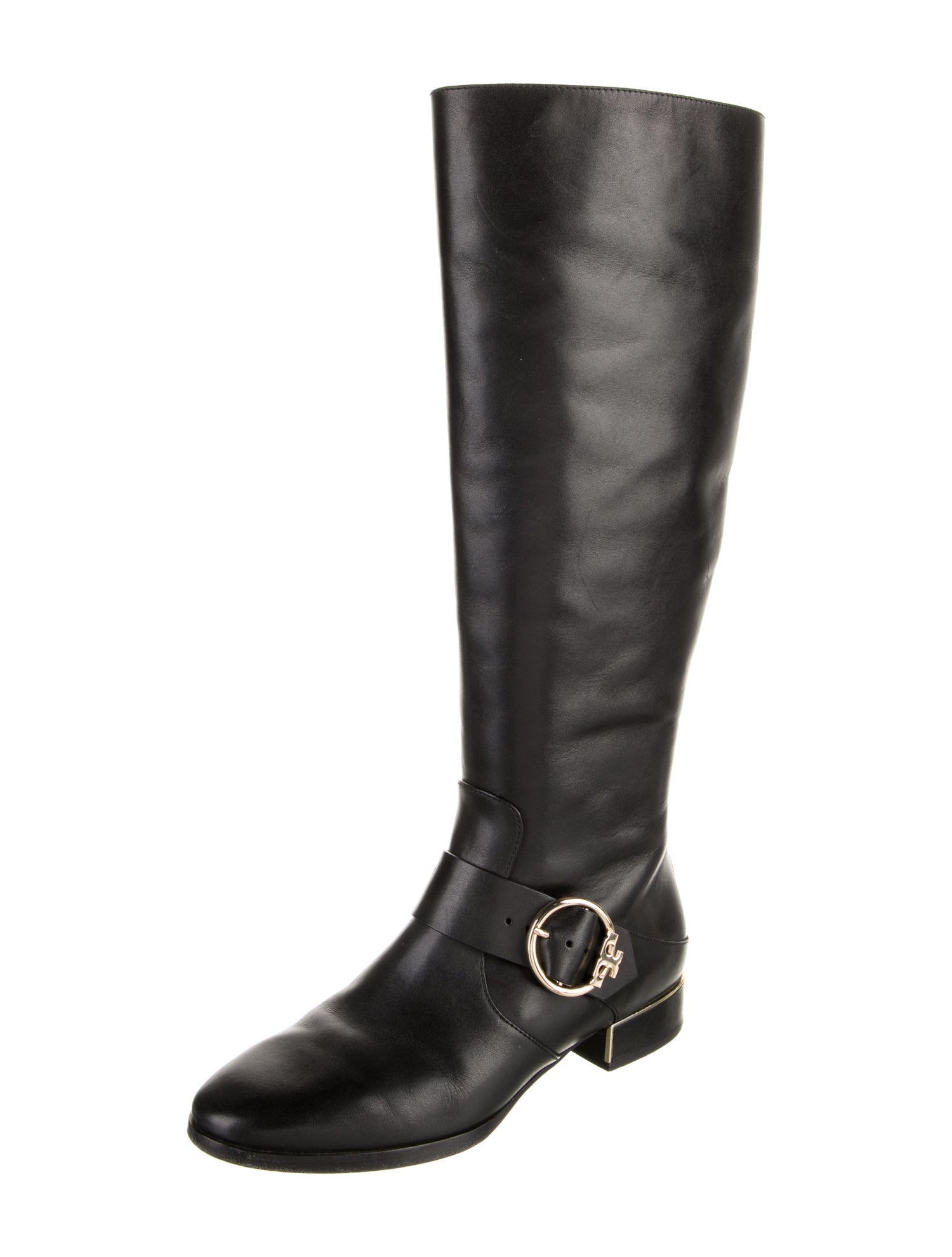 Tory Burch Leather Riding Boots