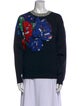Tory Burch Printed Crew Neck Sweater
